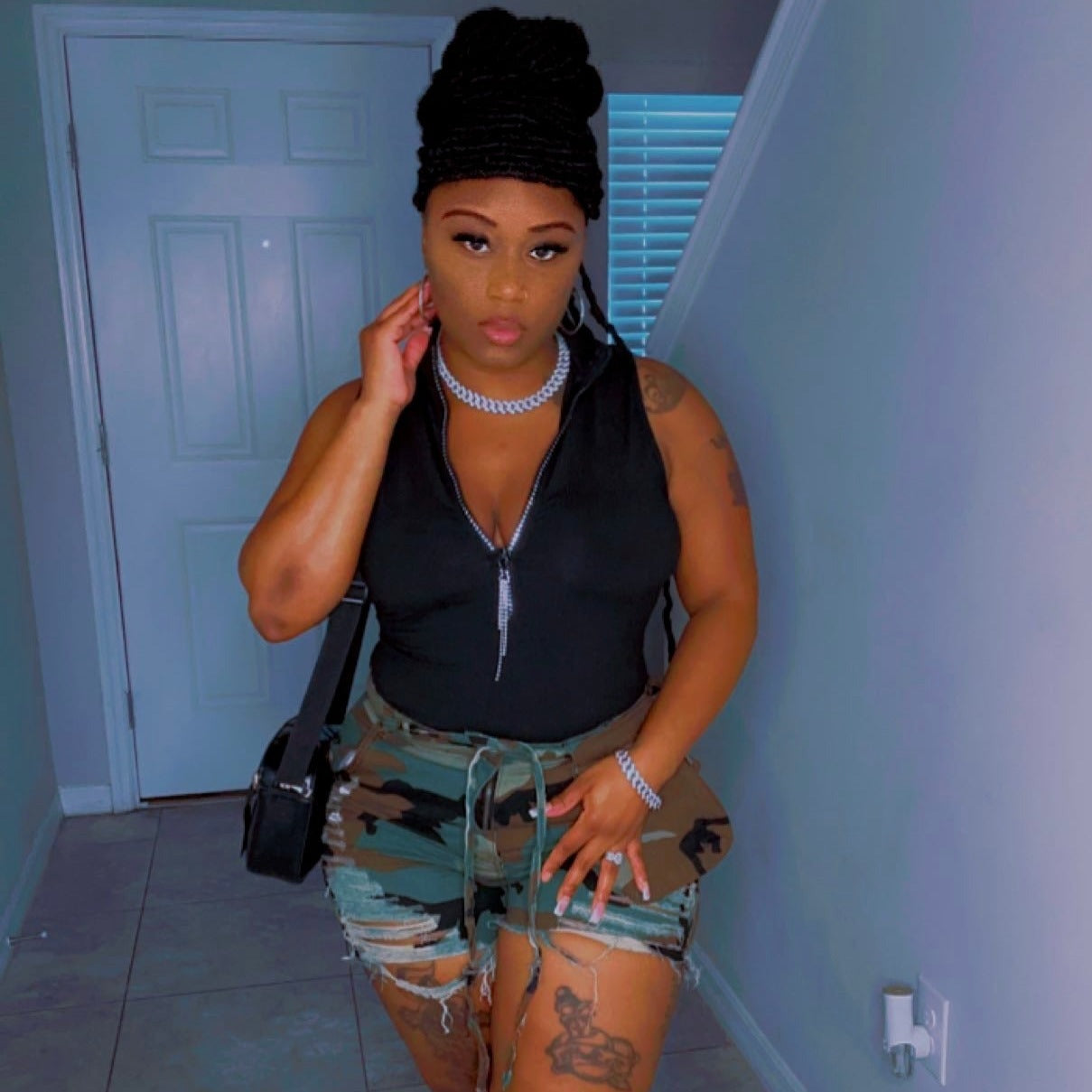 Unique Fatigue Shorts