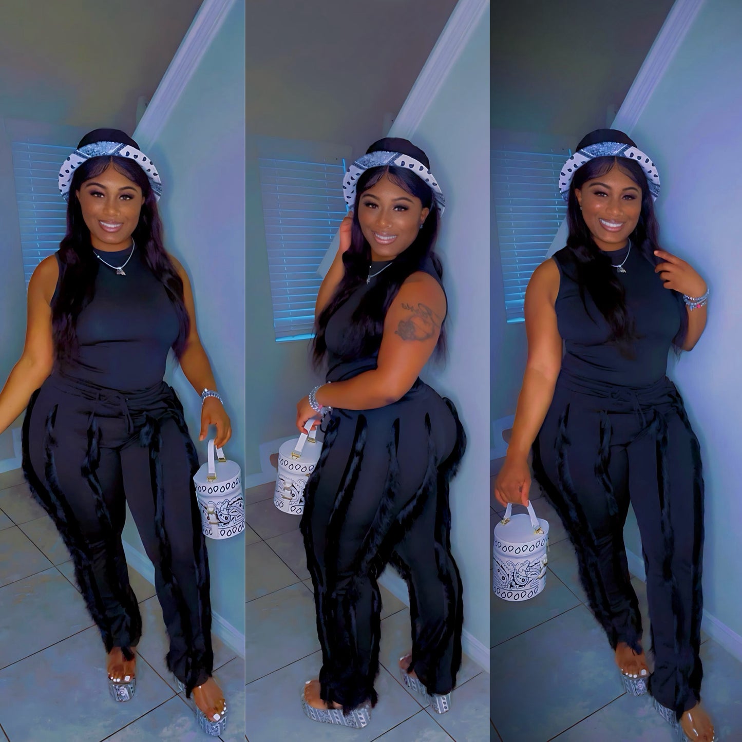 Swagg Girl Tassel Pants Set🖤
