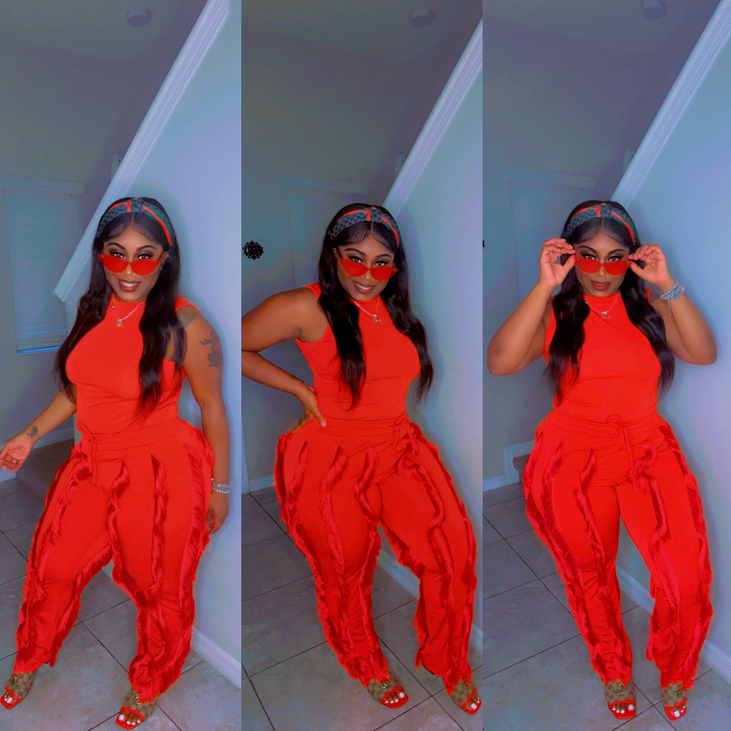Swagg Girl Tassel Pants Set❤️
