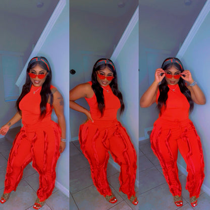 Swagg Girl Tassel Pants Set❤️