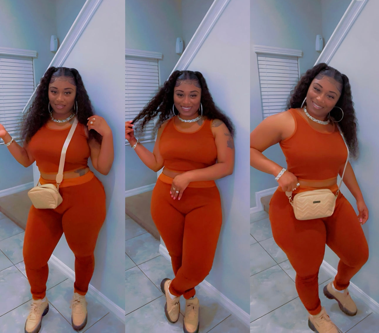 “Kimberly Coco 3Pcs Suede Set”
