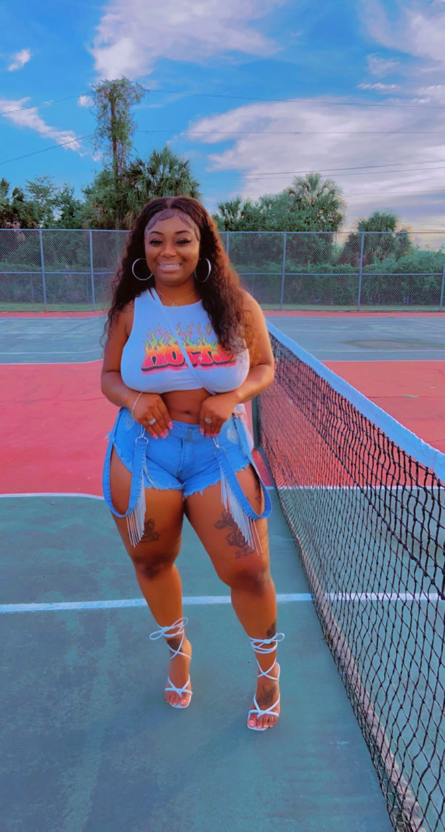 Summer SZN Rhinestone Shorts