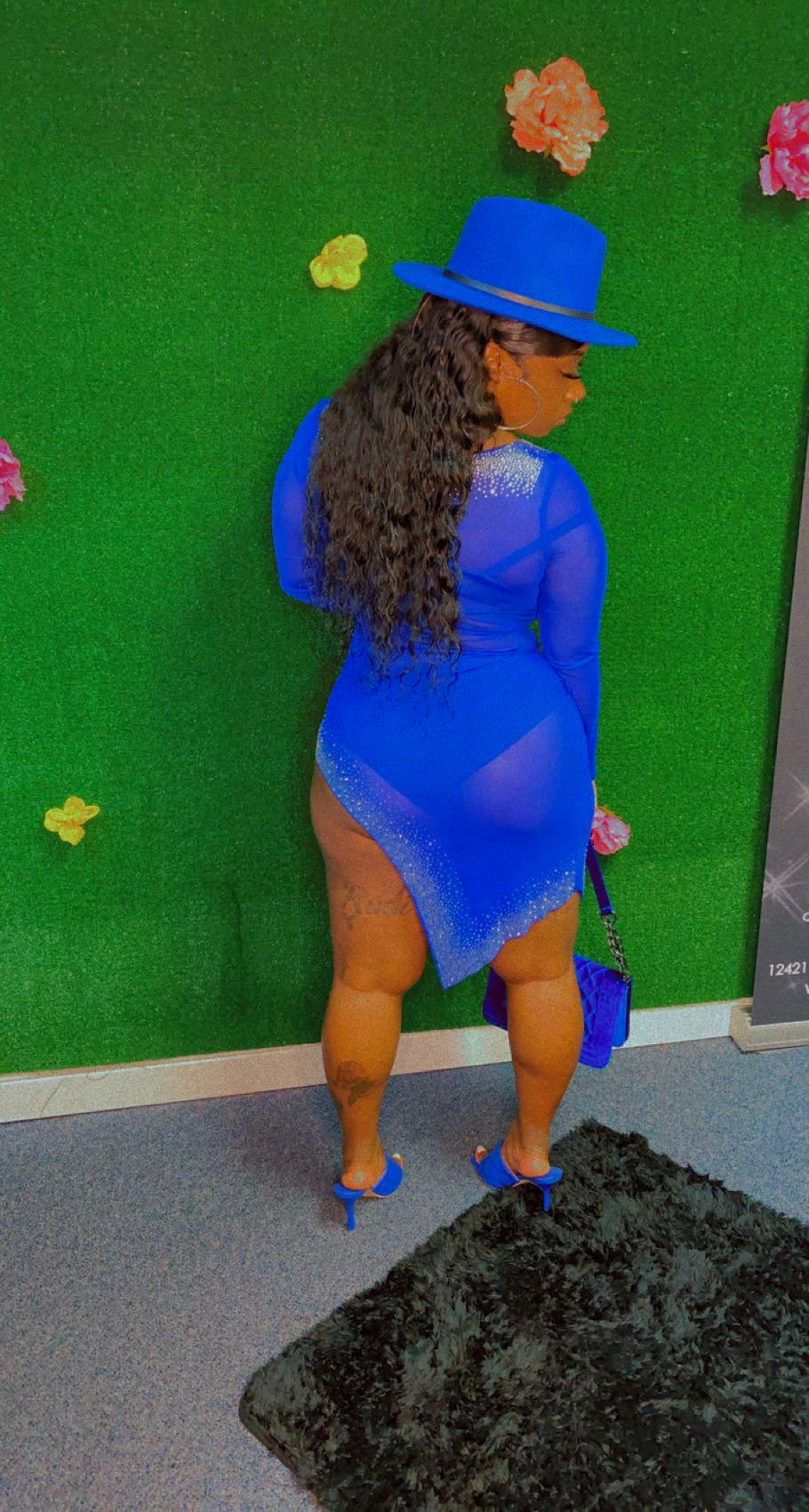 Be’Dazzle Me Way 2 Sexy Mesh Dress