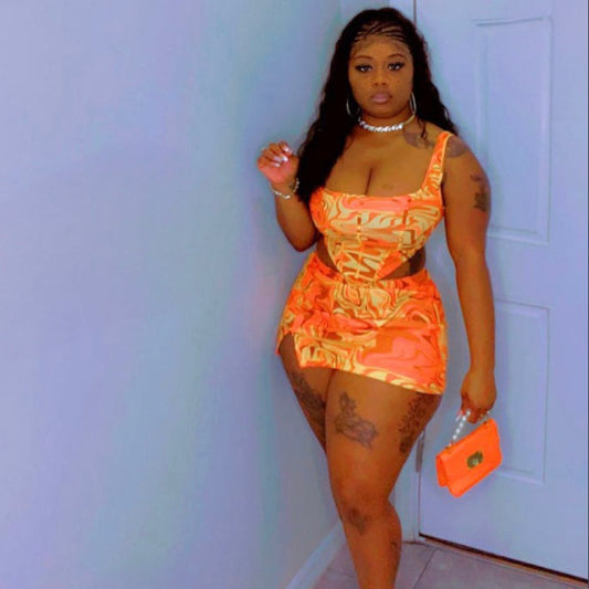 Hottie🥵 Mini Skirt Set